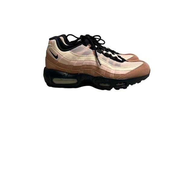 Nike Air Max 95 Pink Beige Black Women’s Size 8 (314352-997) Running Shoes - Picture 6 of 9